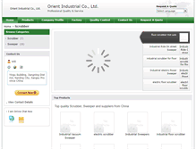 Tablet Screenshot of china-sweeper.com
